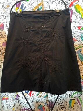Ecologie cotton spandex A-line skirt